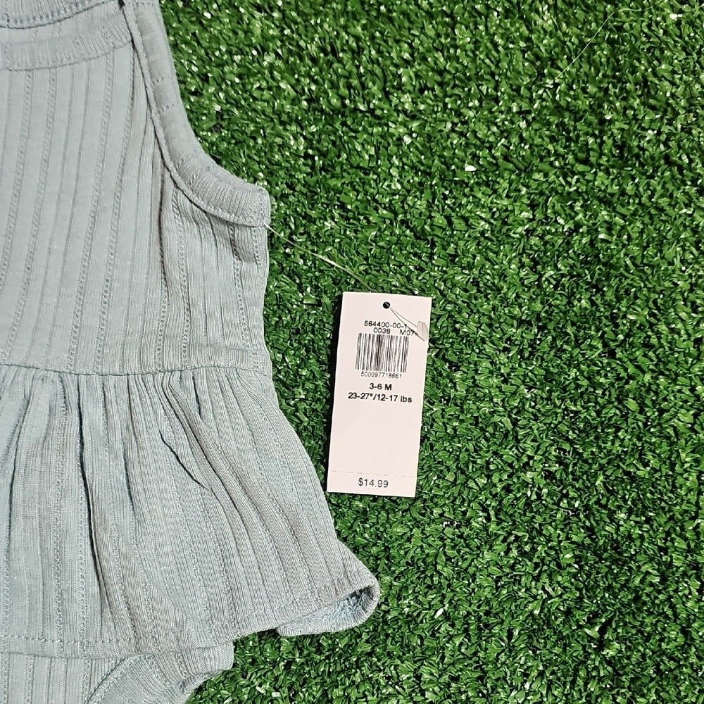 Old Navy Light Gray Baby Romper - Picture 2 of 4